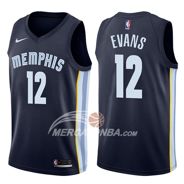 Maglia NBA Memphis Grizzlies Tyreke Evans Icon 2017-18 Blu